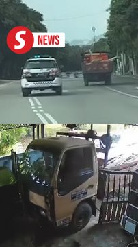 Lorry driver under multiple investigations after crashing into house in Melaka