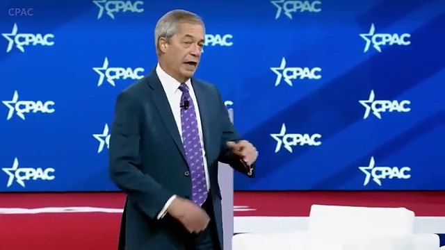 Nigel Farage praises ‘hero’ Elon Musk during speech at US right-wing conference after row