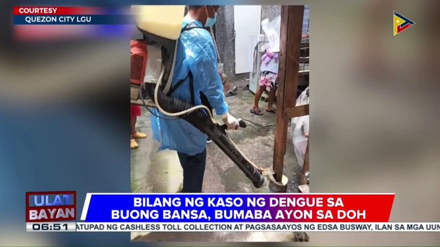 Bilang ng kaso ng dengue sa bansa, bumaba ayon sa DOH