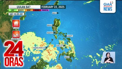 Shear line, Amihan at easterlies, patuloy na magpapa-ulan ngayong weekend | 24 Oras