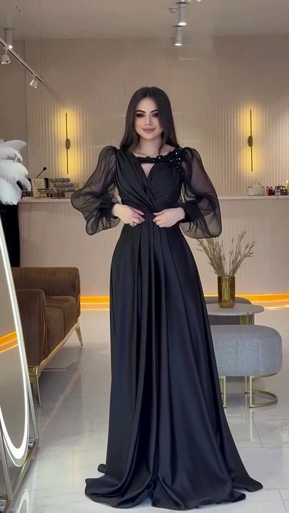 How to style a Black Goun like a Pro! | Dress designs 2025