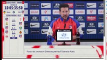 El Cholo lo tiene claro con el derbi en Champions y se reitera: 