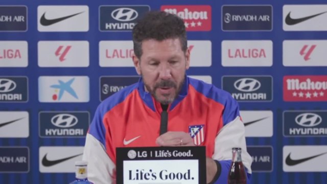 La reacción de Simeone al Atlético de Madrid vs. Real Madrid de Champions tras el sorteo