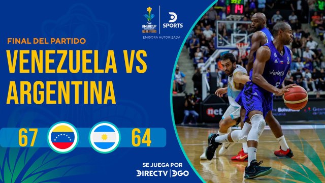 Venezuela vs Argentina (67-64) | Americup 2025 Eliminatorias | Fase de grupos, Fecha 5