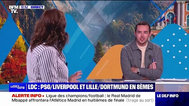 Ligue des champions: le PSG affrontera Liverpool, Lille fera face au Borussia Dortmund en huitièmes