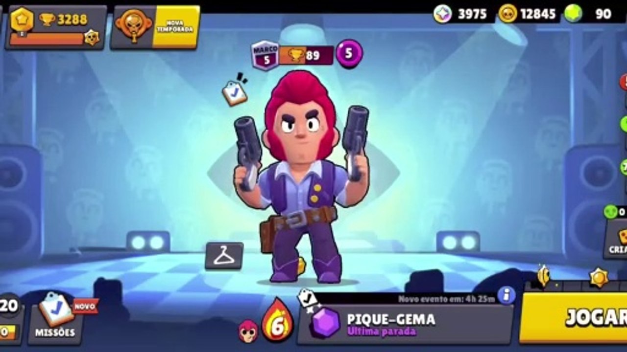 Pique   Gema Última Parada, com o Personagem Colt, #Part 02, Brawl Stars, Gameplay