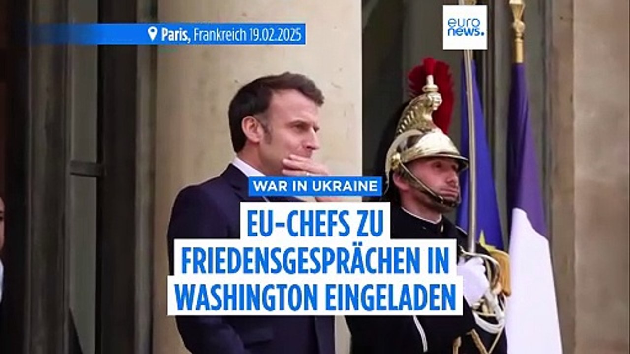 Macron und Starmer zu Ukraine-Gesprächen ins Weiße Haus eingeladen