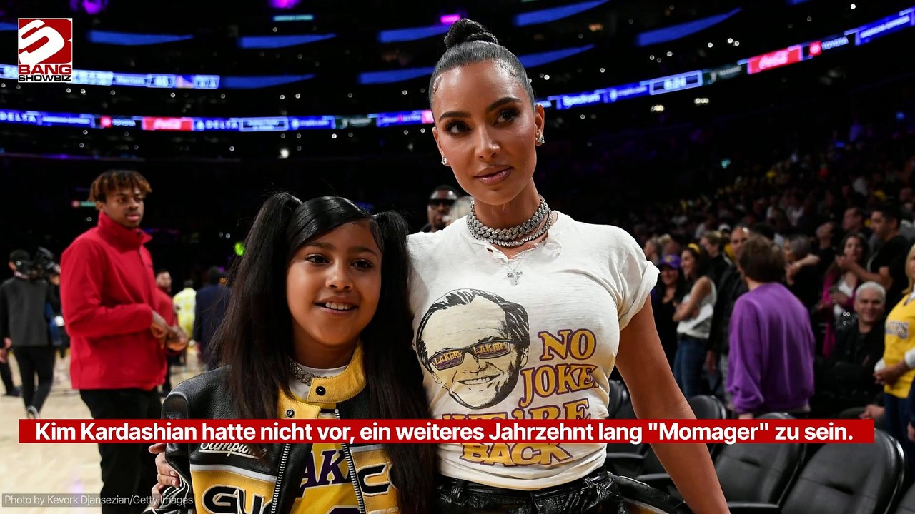 Kim Kardashian hatte noch nicht mit intensiver 'Momager'-Rolle gerechnet