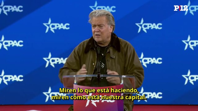 No nos vamos a retirar : Steve Bannon hace el saludo nazi en la CPAC al pedir otro mandato de Trump en EE.UU.