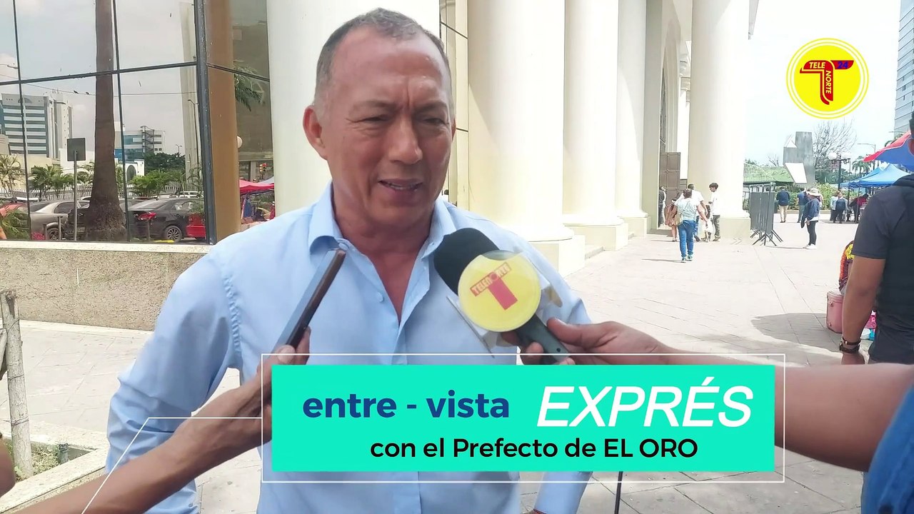 CLEMENTE BRAVO DIJO QUE EL PLAN DE OBRAS CONTINÚA EN LA PROVINCIA DE EL ORO