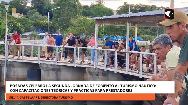 Posadas celebró la segunda Jornada de Fomento al Turismo Náutico: con capacitaciones teóricas y prácticas para prestadores