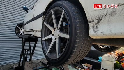 超扯！甩尾燒胎5圈半 BMW台一線溪州段擾人清夢