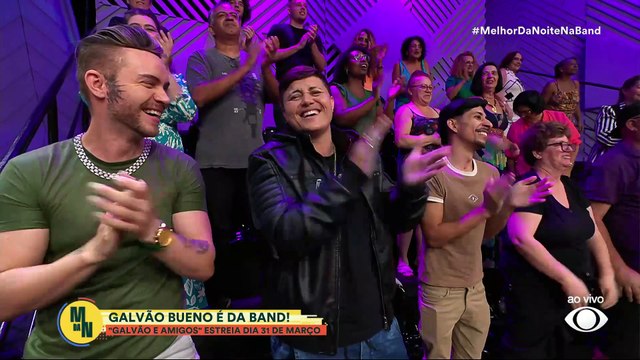 Galvão invade Melhor da Noite e dá detalhes sobre seu programa na Band | Melhor da Noite