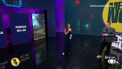 Incêndio interrompe reunião de pais e mestres em Itanhaém | Melhor da Noite