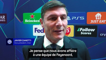Zanetti se méfie de Feyenoord
