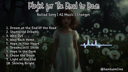 Playlist for Road to Dawn | Ballad Song | AI Music | Chatgpt | English Music