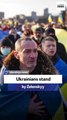 Ukrainians stand by Zelenskyy