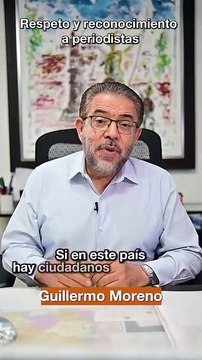 Caso USAID: Guillermo Moreno respalda a Huchi Lora, Edith Febles y otros periodistas