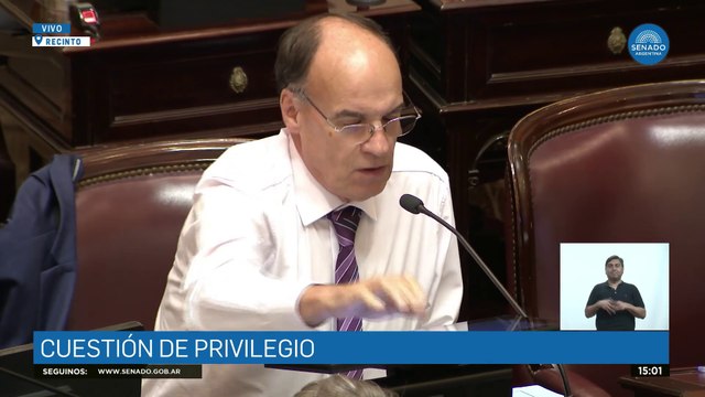 Venga a explicarle a los senadores : Blanco sustanció la creación de una comisión investigadora por el caso $LIBRA en el Senado