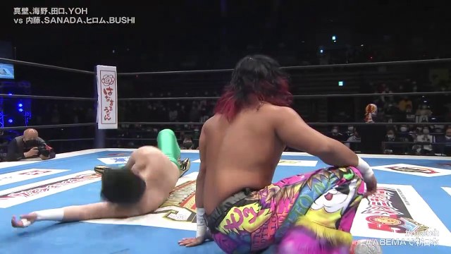 YOH, Ryusuke Taguchi, Shota Umino & Togi Makabe vs BUSHI, Hiromu Takahashi, SANADA & Tetsuya Naito: NEW YEAR DASH!! (1/5/2023)
