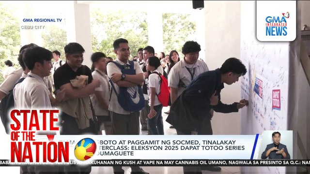 Tamang pagboto at paggamit ng socmed, tinalakay sa GMA Masterclass: Eleksyon 2025 Dapat Totoo Series sa Cebu at Dumaguete | SONA