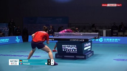 Le replay du match Shan - Pavade - Tennis de table - Top 16 européen