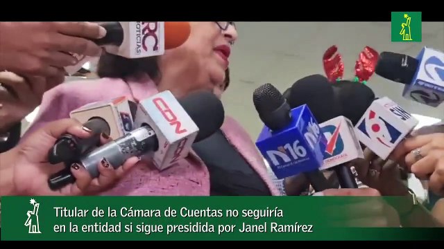 Titular de la Cámara de Cuentas no seguiria en la entidad si sigue presidida por Janel Ramírez-