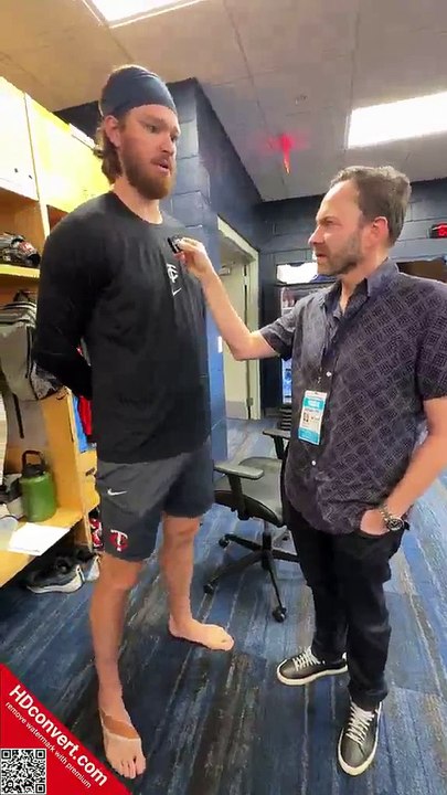 Twins Bailey Ober throws fire across home plate - and the dinner plate