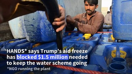 Trump aid cut threatens water scheme in Pakistan's hottest city