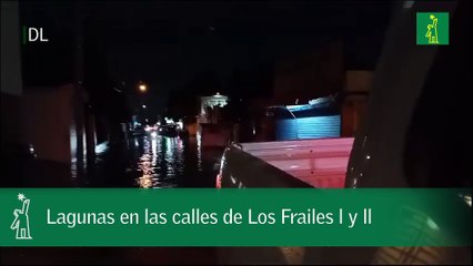 Lagunas en las calles de Los Frailes l y ll