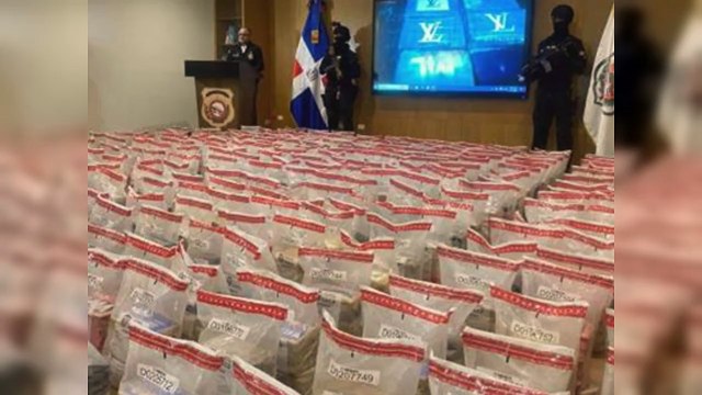 RD ocupa el mayor cargamento de droga de la historia