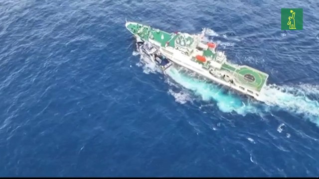 Choque en el mar de China Meridional entre barco gubernamental filipino y guardacostas chinos