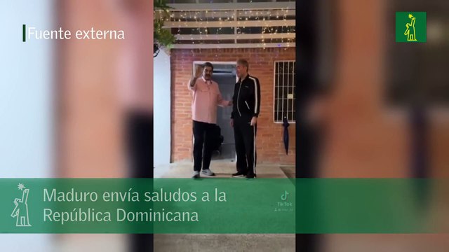 Maduro envía saludos a la República Dominicana