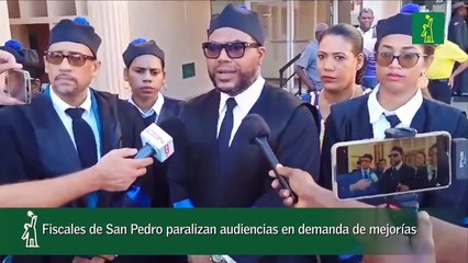 Fiscales de San Pedro paralizan audiencias en demanda de mejorías
