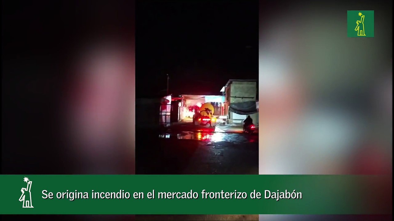 Se origina incendio en el mercado fronterizo de Dajabón_1