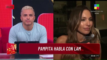 Pampita habló en LAM