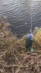 Dad guides son to his first pike catch using jerkbait