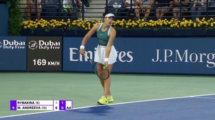 Dubaï - Record de précocité pour Andreeva