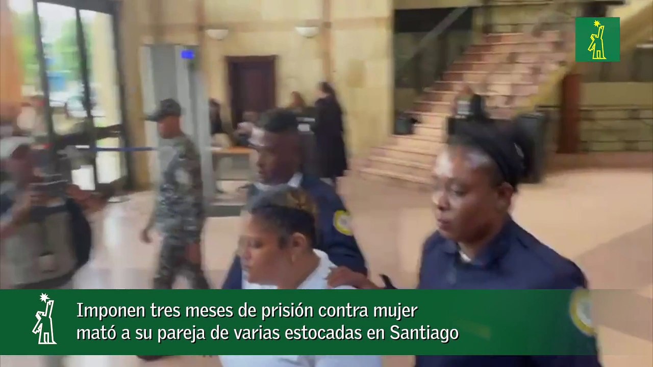 Imponen tres meses de prisión contra mujer mató a su pareja de varias estocadas en Santiago