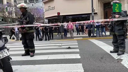 Dron explota cerca de la Embajada de Israel e hizo encender las alarmas en Argentina.mp4