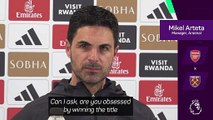 Arteta 'very obsessed' with winning Premier League title