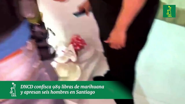 DNCD confiscó 989 libras de marihuana y apresan seis hombres en Santiago