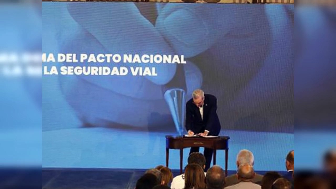 ¿Cuáles entidades firmaron el Pacto Nacional por la Seguridad Vial?