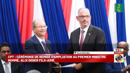 El nuevo primer ministro de Haití promete "seguridad" al asumir el cargo