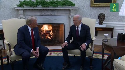 Trump dice que la transición será "lo más fluida posible" durante reunión con Biden