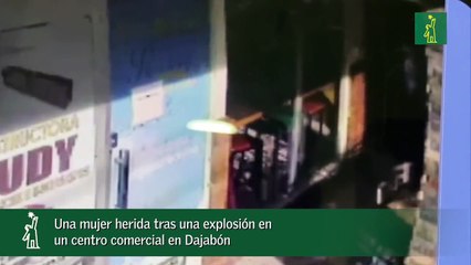 Una mujer herida tras una explosión en un centro comercial en Dajabón