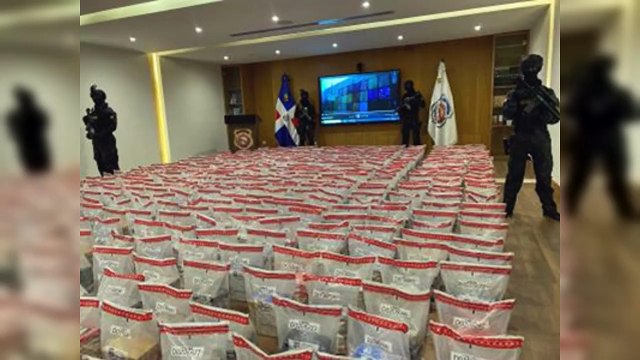 Decomisa más de dos toneladas de cocaína en puerto Caucedo