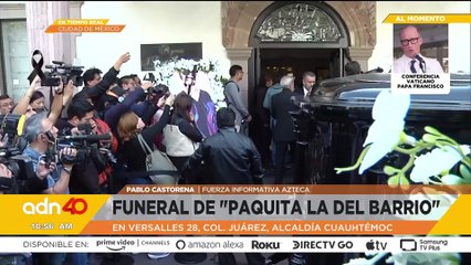 Así se lleva a cabo el funeral de Paquita la del Barrio