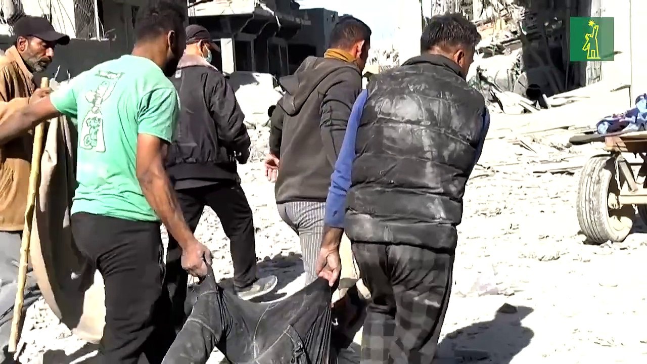 Un centenar de muertos en un bombardeo israelí en la Franja de Gaza