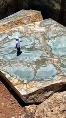 At a natural stone quarry